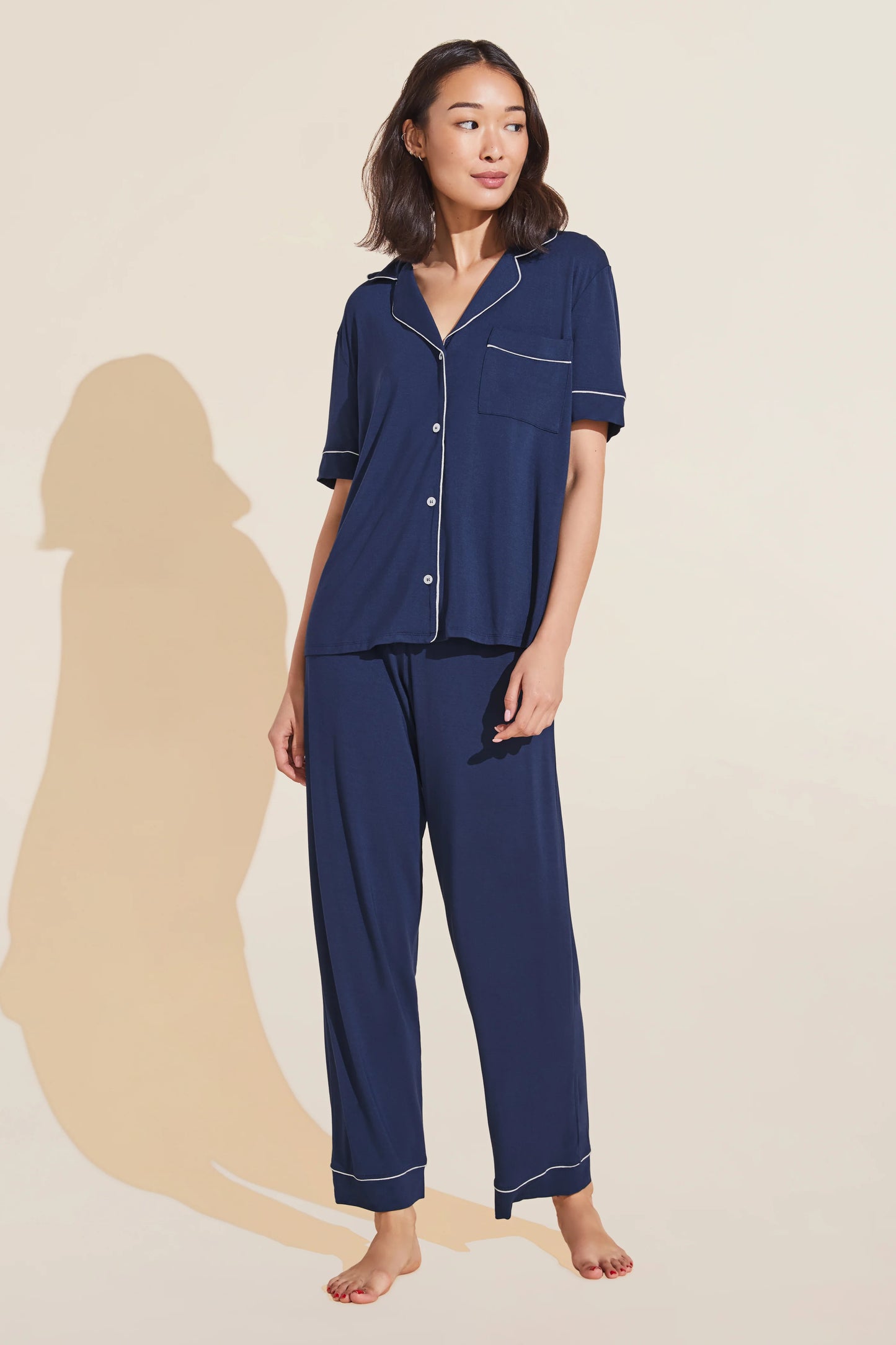 GISELE SHORT SLEEVE AND PANT PJ SET