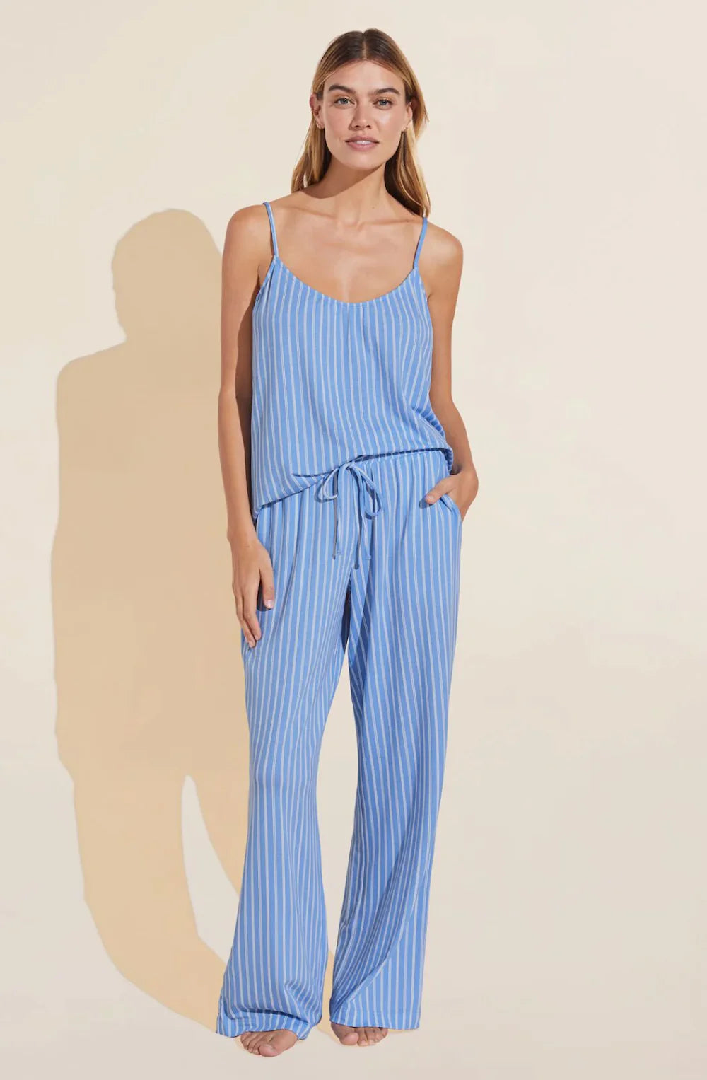 GISELE PRINTED TENCEL CAMI & PANT PJ SET