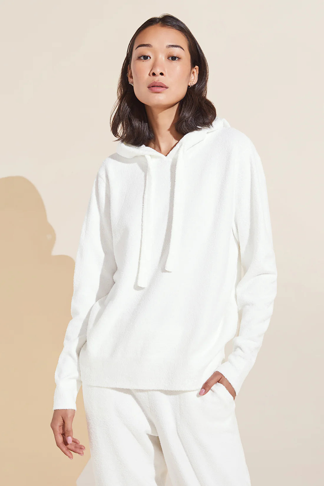 RECYCLED BOUCLE HOODIE