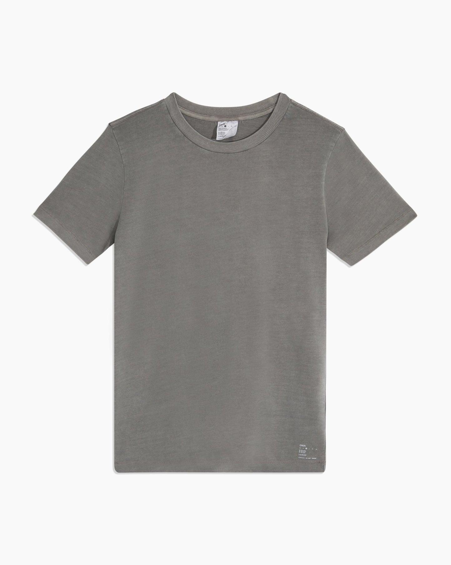 GARMENT DYED JERSEY CREWNECK TEE
