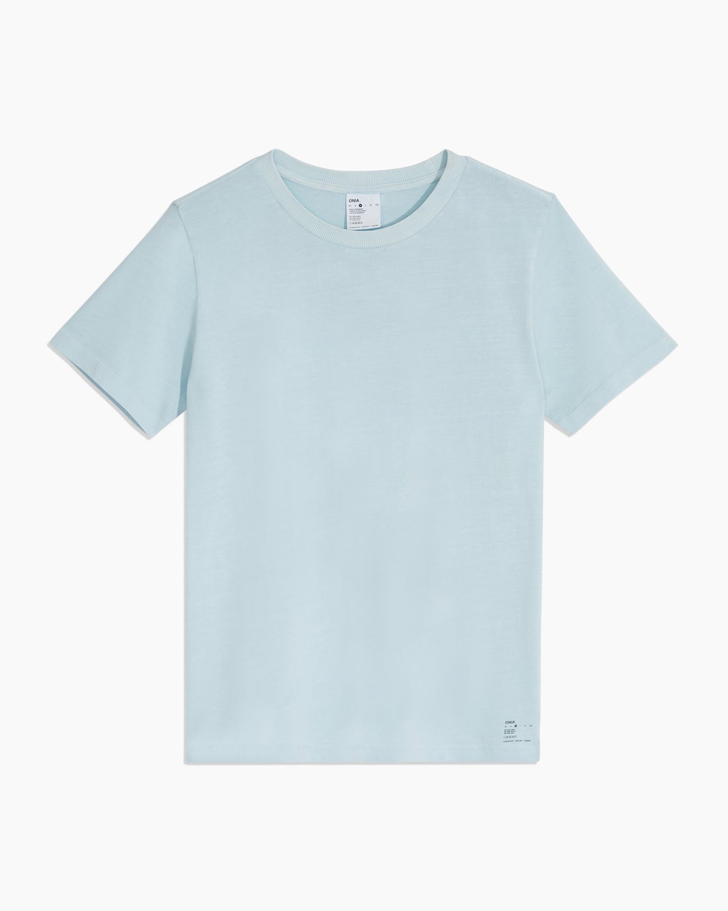 GARMENT DYED JERSEY CREWNECK TEE