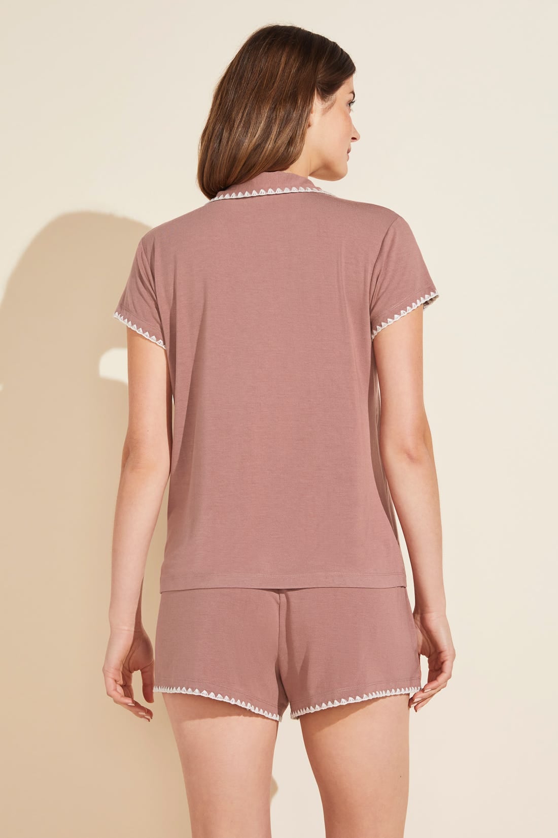 FRIDA WHIP STITCH SHORT PJ SET