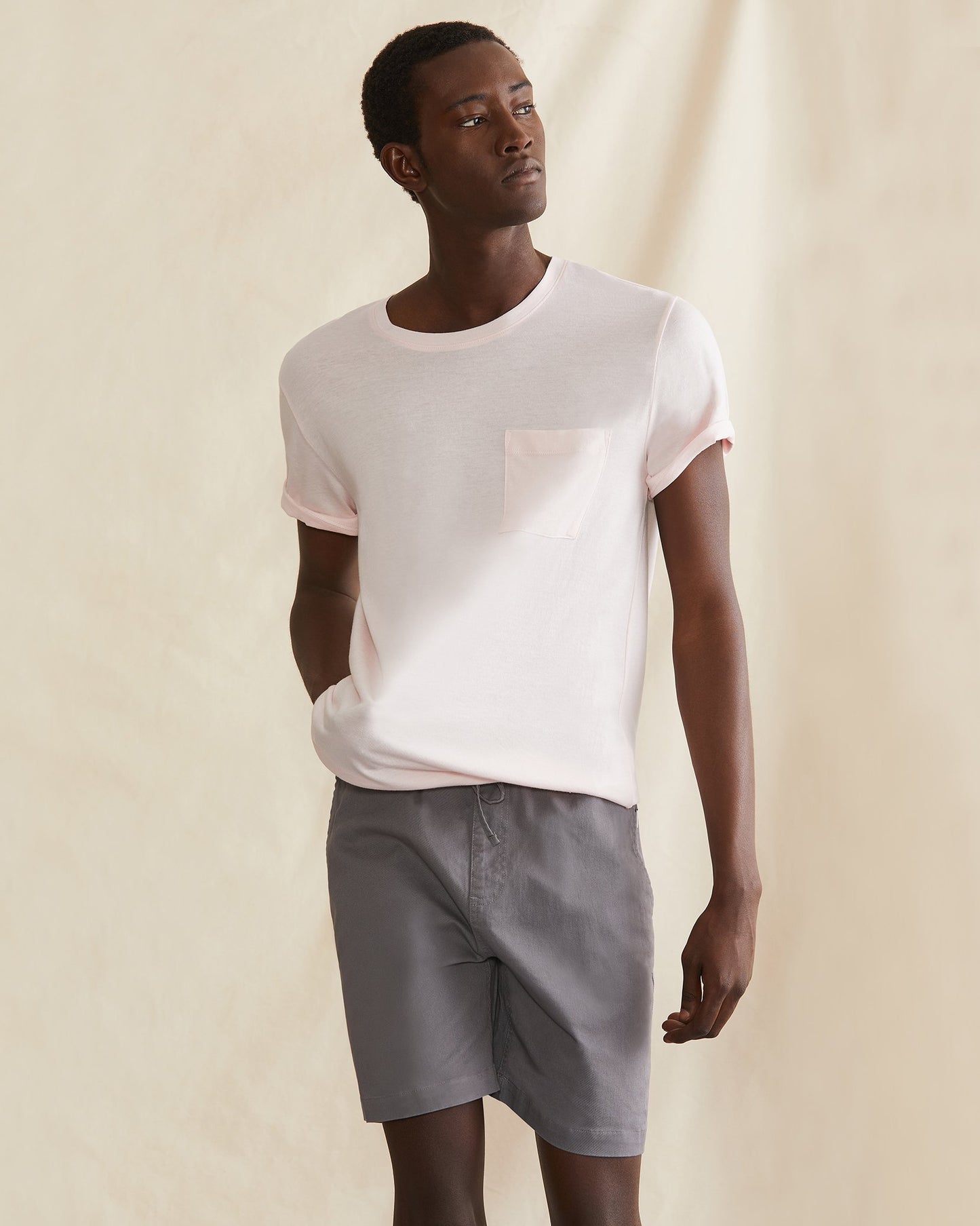 CREW POCKET TEE