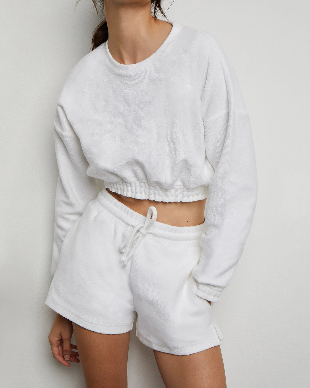BRUSHED BACK TERRY SHORT