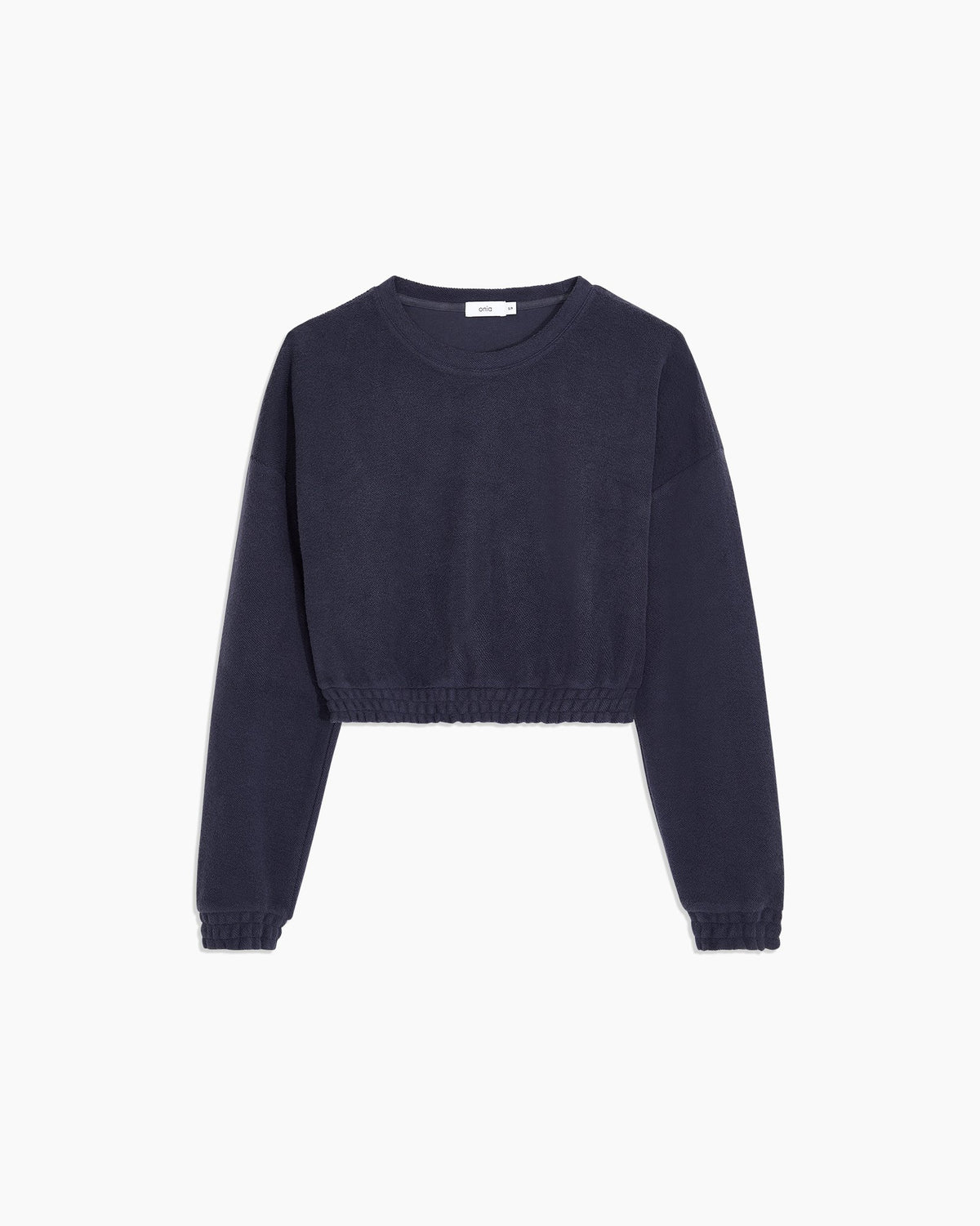 BRUSHED BACK TERRY CREW