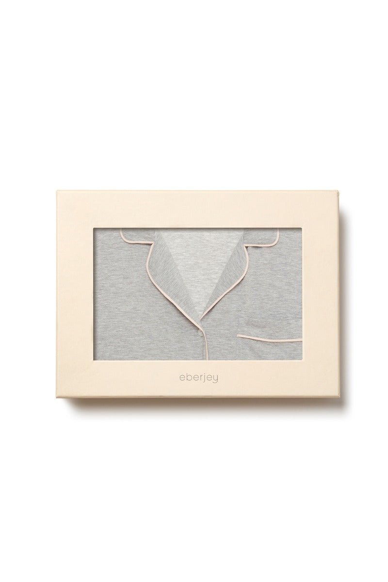 GISELE BOXED TUXEDO SLIM PJ SET