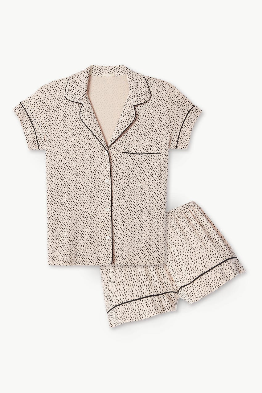 GISELE PRINTED SHORT PJ SET