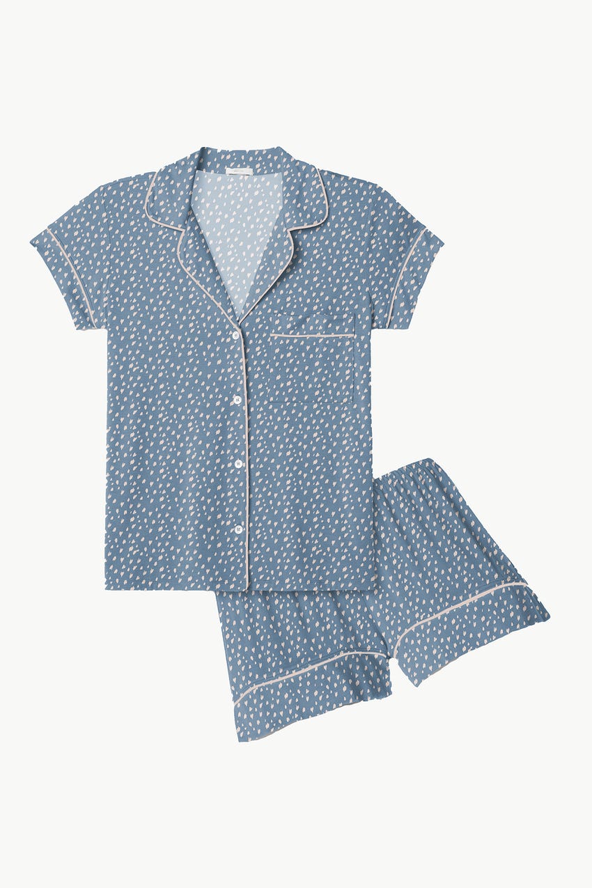 GISELE PRINTED SHORT PJ SET