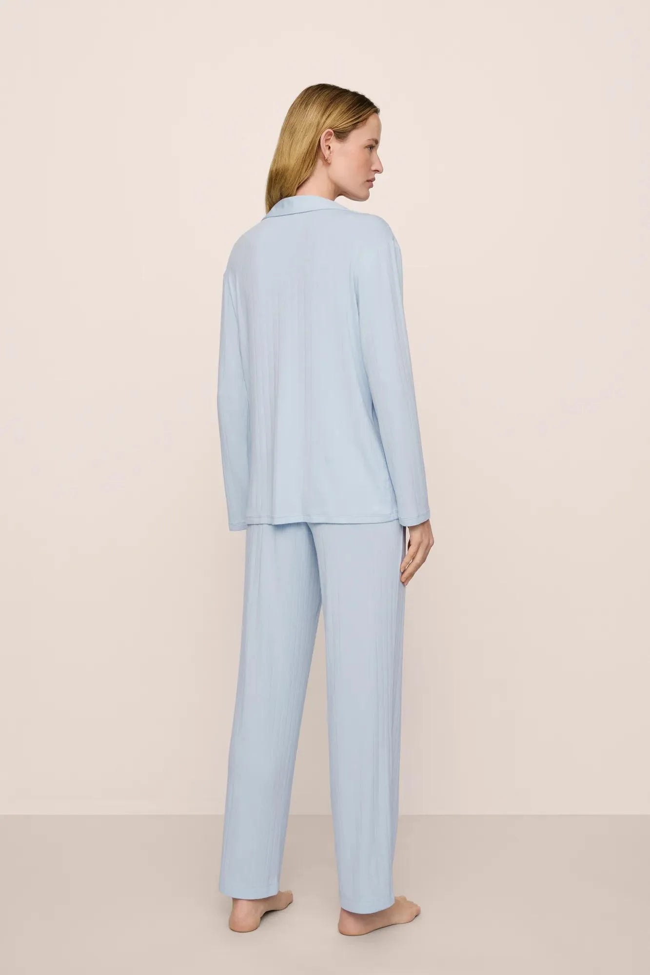 GISELE TENCEL MODAL RIB LONG PJ SET