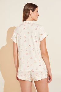 GISELE PRINTED SHORT PJ SET